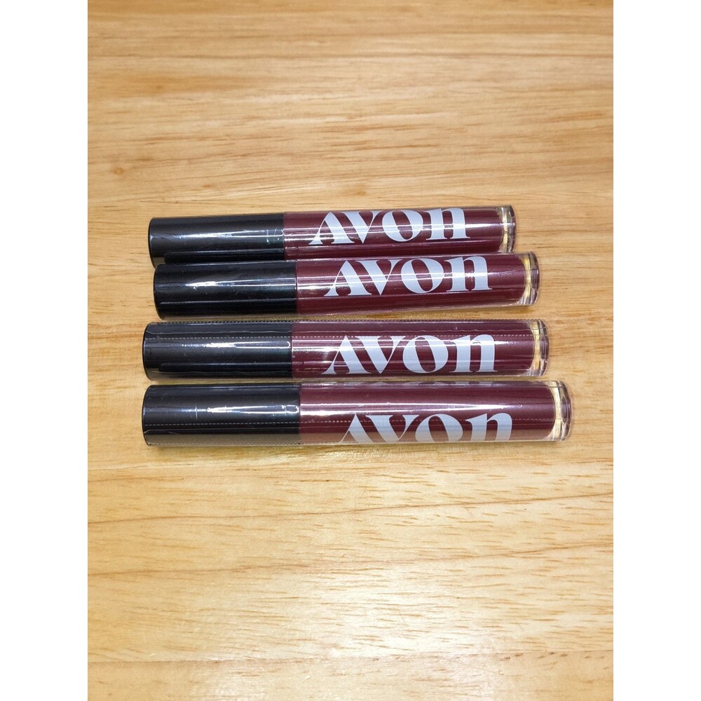 Lot Of 4 Avon Mattitude Liquid Lipstick in "Persistent" Soft Matte